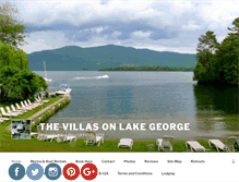 Tablet Screenshot of lakegeorgeresortspa.com
